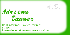 adrienn dauner business card